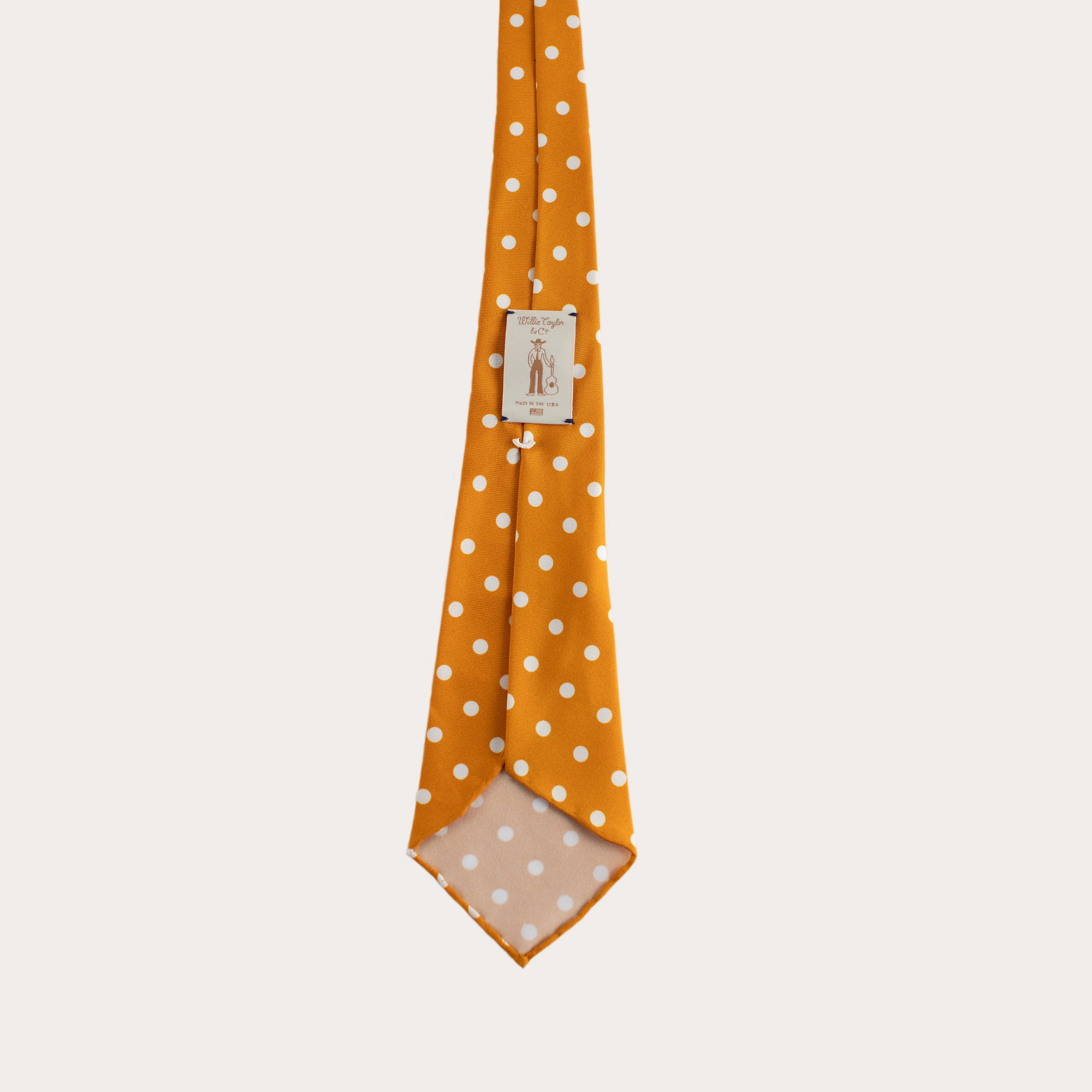 Corbata de seda laminada a mano de 36 oz con estampado de fular de flores azul marino