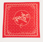 Red Buckin’ Cowboy Japanese Cotton Bandana