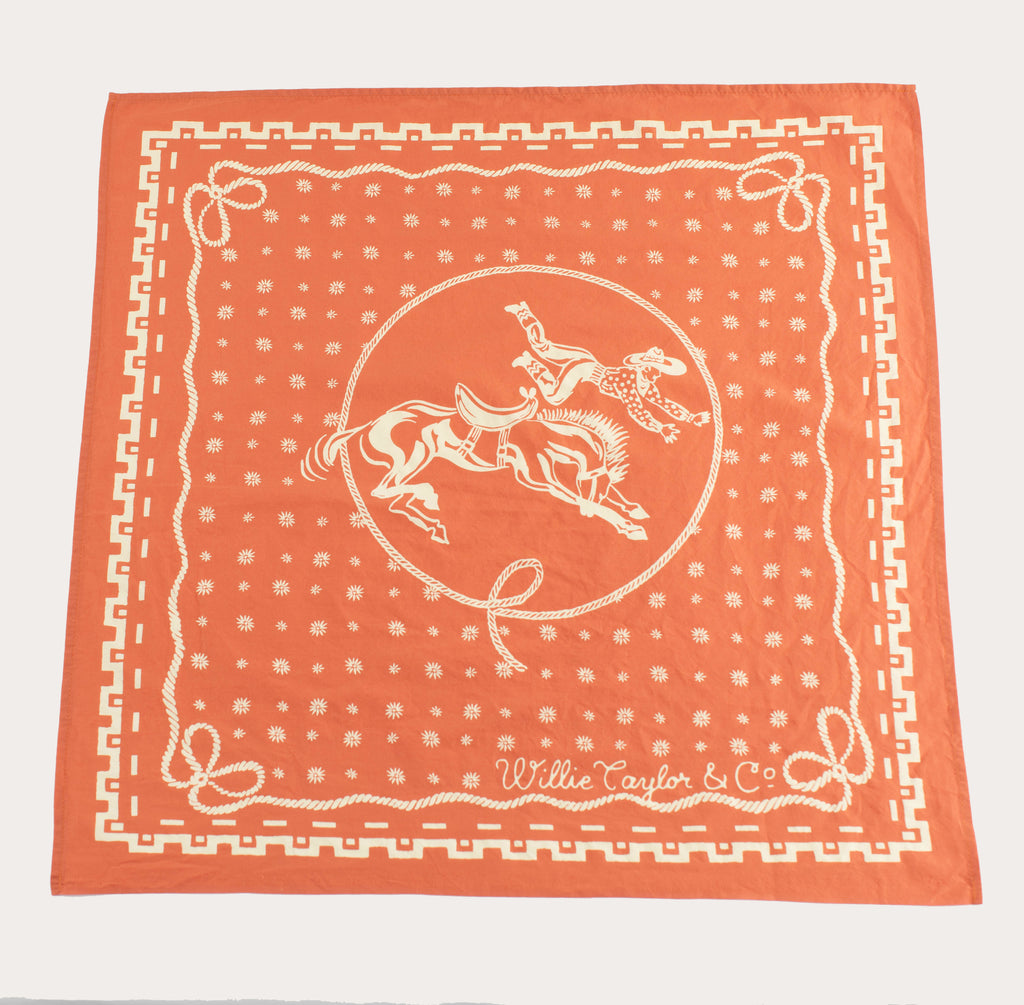 Sienna Buckin’ Cowboy Japanese Cotton Bandana