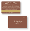 Willie Taylor & Co. Gift Card