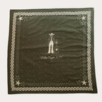 Bandana de algodón japonés verde oliva
