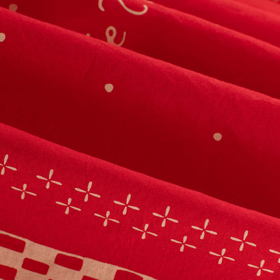 Red Japanese Cotton Bandana